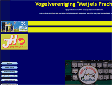 Tablet Screenshot of meijels-pracht.nl